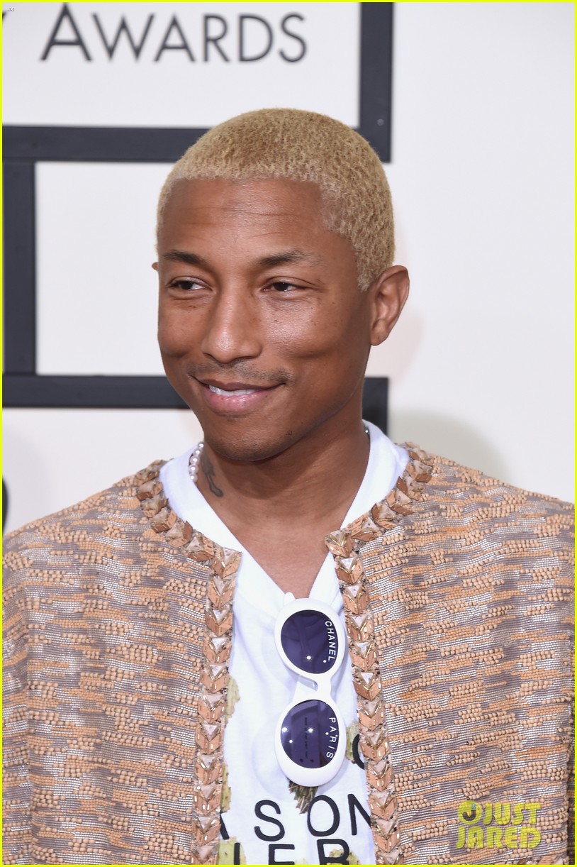 Pharrell Williams attends The 58th GRAMMY Awards at Staples Center on February 15, 2016 in Los Angeles, California.